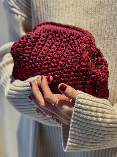 Kiki Clutch/Make-Up Bag Merlot