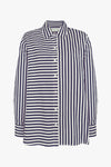 Boy Shirt Navy Stripe