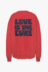 Love Sweater Red