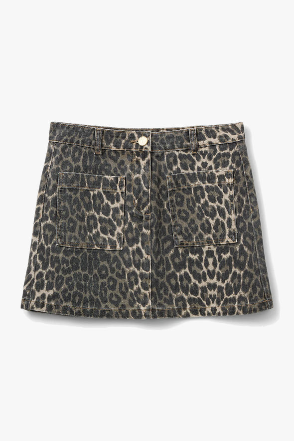 Leona Leopard Skirt