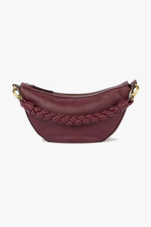 Leo Dark Cherry Soft Grain Leather Bag