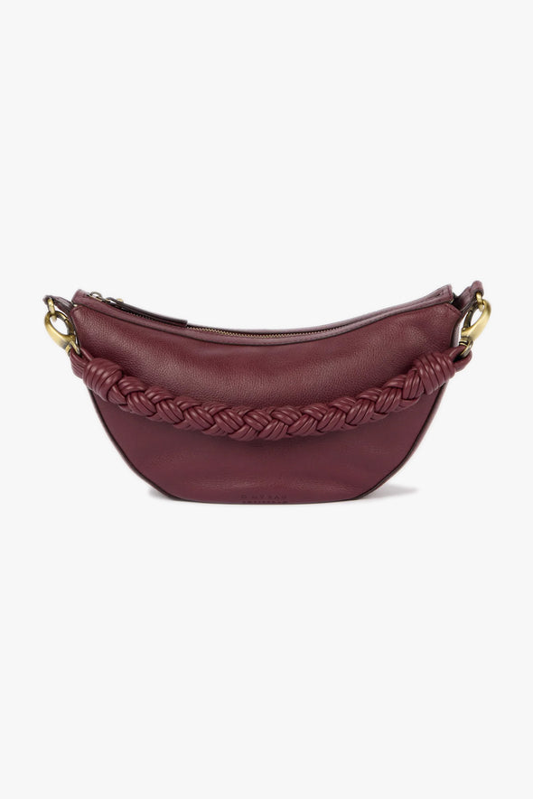 Leo Dark Cherry Soft Grain Leather Bag