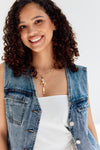 Jolie Denim Waistcoat