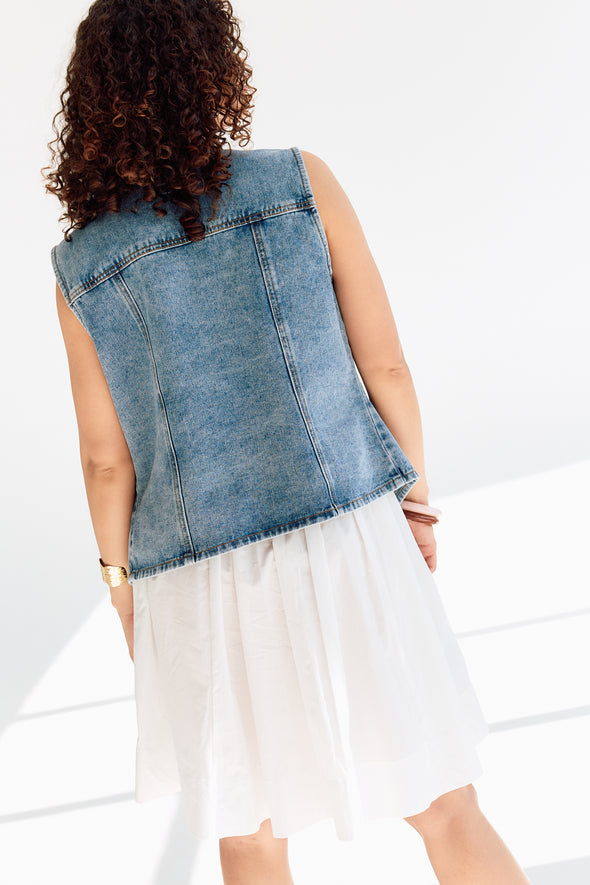 Jolie Denim Waistcoat