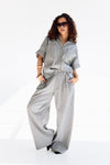 Ridooseer Wide Leg Pants Coutil Blue