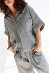 Della Shirt Coutil Blue