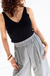 Ridooseer Wide Leg Pants Coutil Blue