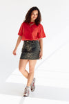 Cleo T-Shirt Fiery Red