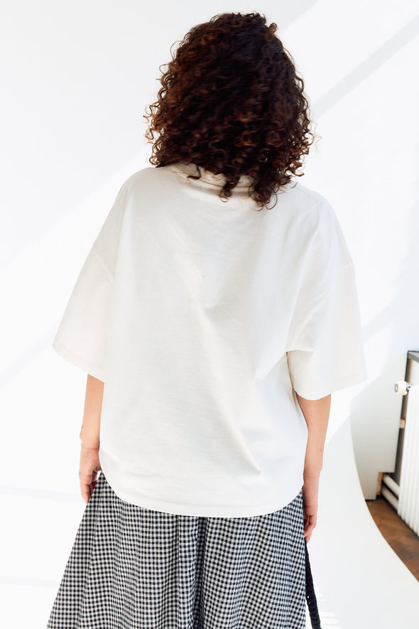 Anna Oversized T-Shirt Cloud Dancer