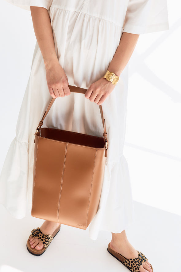 Casset Soft Bag Brown Caramel