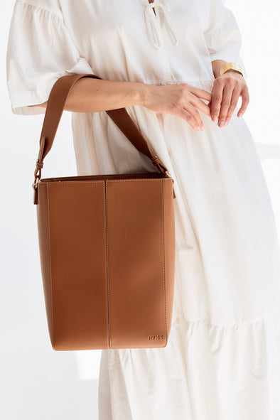 Casset Soft Bag Brown Caramel