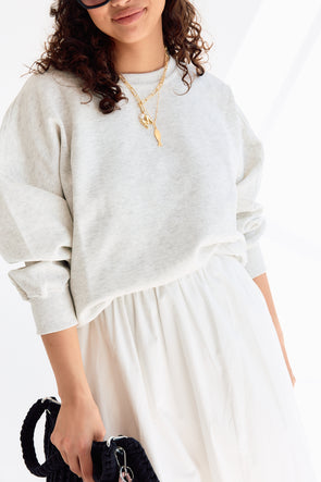 Kiki Sweater Grey Melange