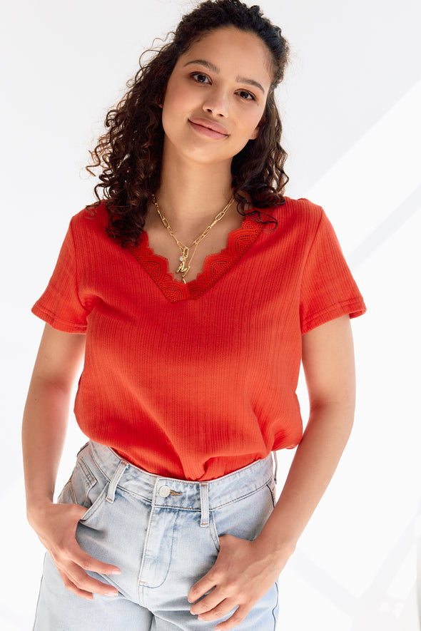 Gwenn Top Red