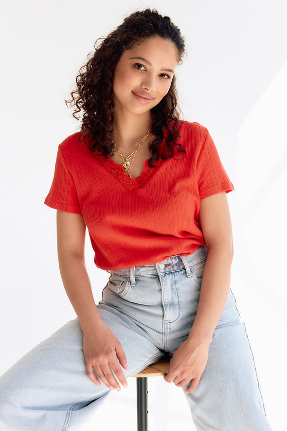 Gwenn Top Red