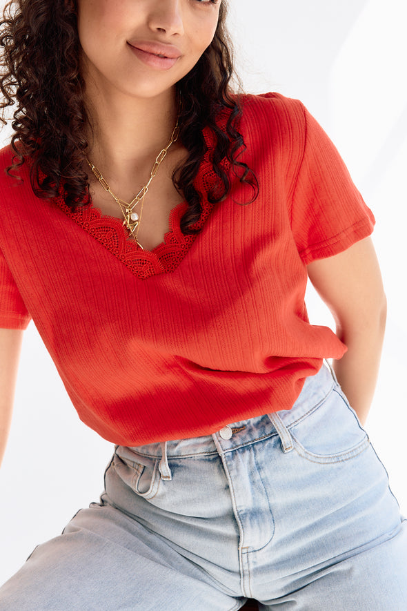 Gwenn Top Red