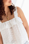 Dory Flower Top White