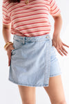 Jadene Skort Light Blue