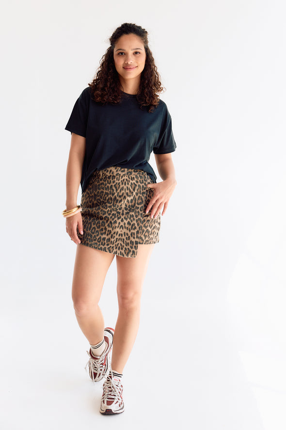 Jadene Skort Leopard
