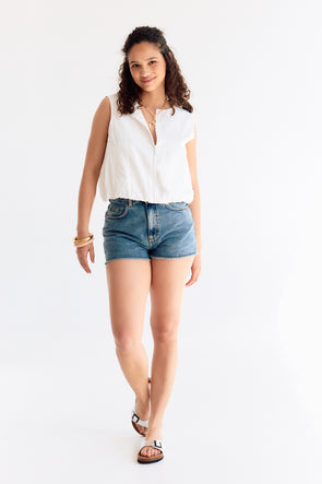 Joybird Denim Shorts Stone