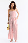 Pia Jumpsuit Red Stripes