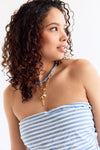 Pia Jumpsuit Blue Stripes
