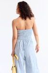 Pia Jumpsuit Blue Stripes