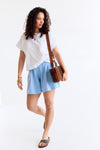 Daisy Shorts Sky Blue
