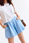 Daisy Shorts Sky Blue