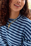 Max Oversized T-Shirt Navy Stripes