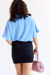 Twist Skirt Black