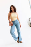 Alice HW Wide Jeans Light Blue