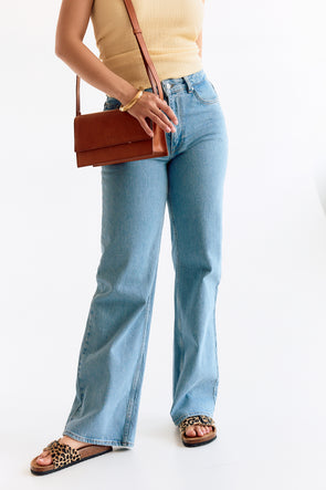 Alice HW Wide Jeans Light Blue