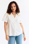Sun Cotton Flower Top
