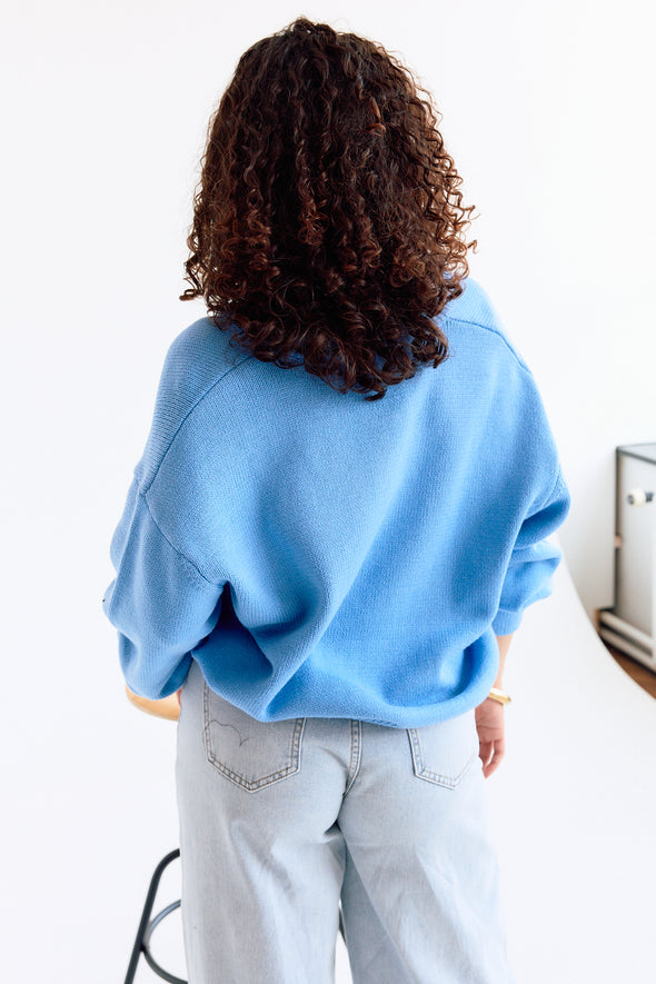 Jeanne Cardigan Sky Blue