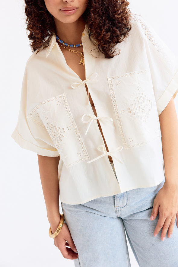 Dellani Embroidery Shirt Guérande