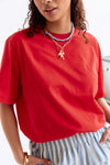 Cleo T-Shirt Fiery Red