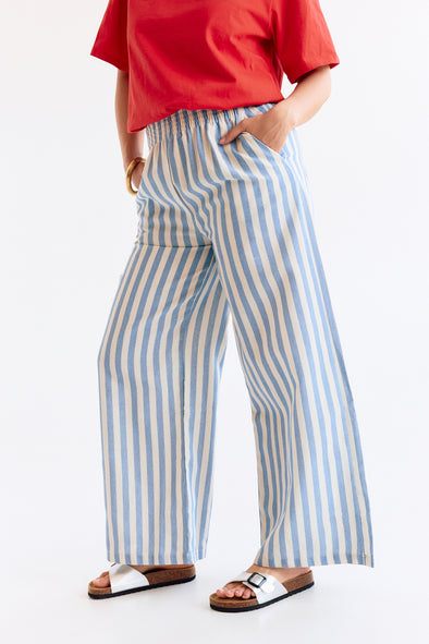 Polin Cotton Trousers Sky Blue