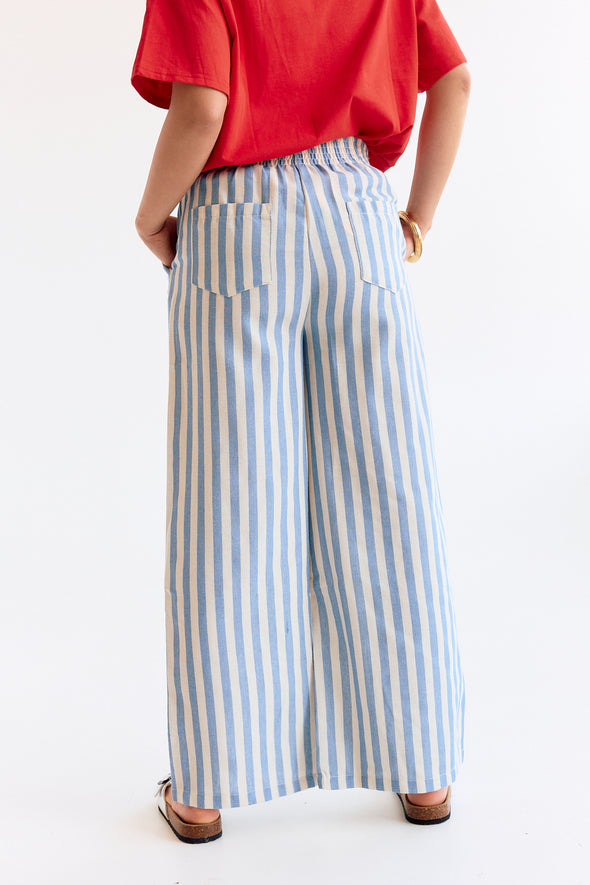 Polin Cotton Trousers Sky Blue