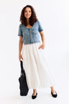Jolie SS Short Denim Top