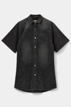 May Shirtdress Washed Black