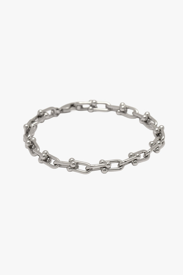 Mara Horseshoe Bracelet Silver