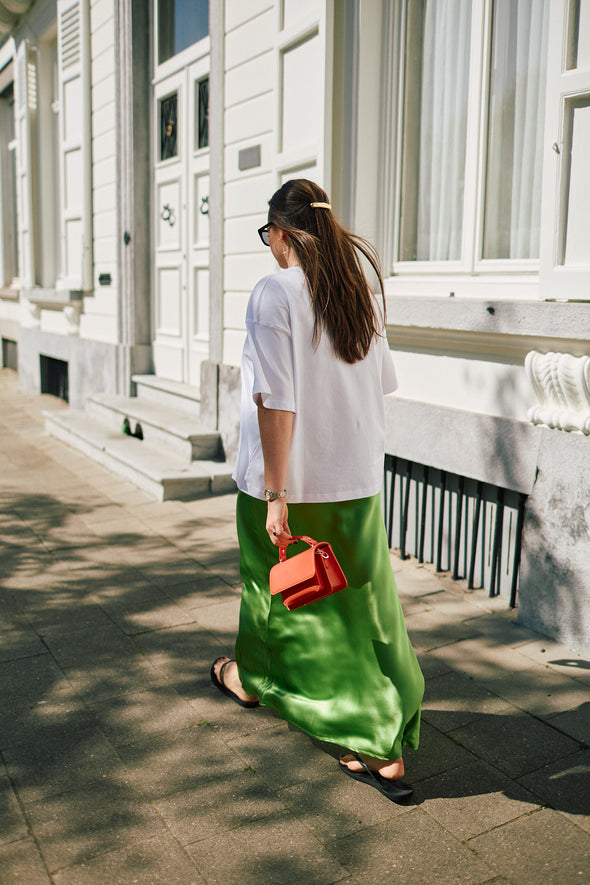Elina HW Ankle Skirt Spindle Green