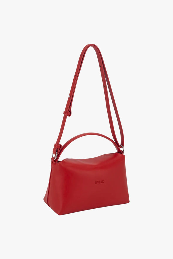 Note Soft Structure Bag Coral Red
