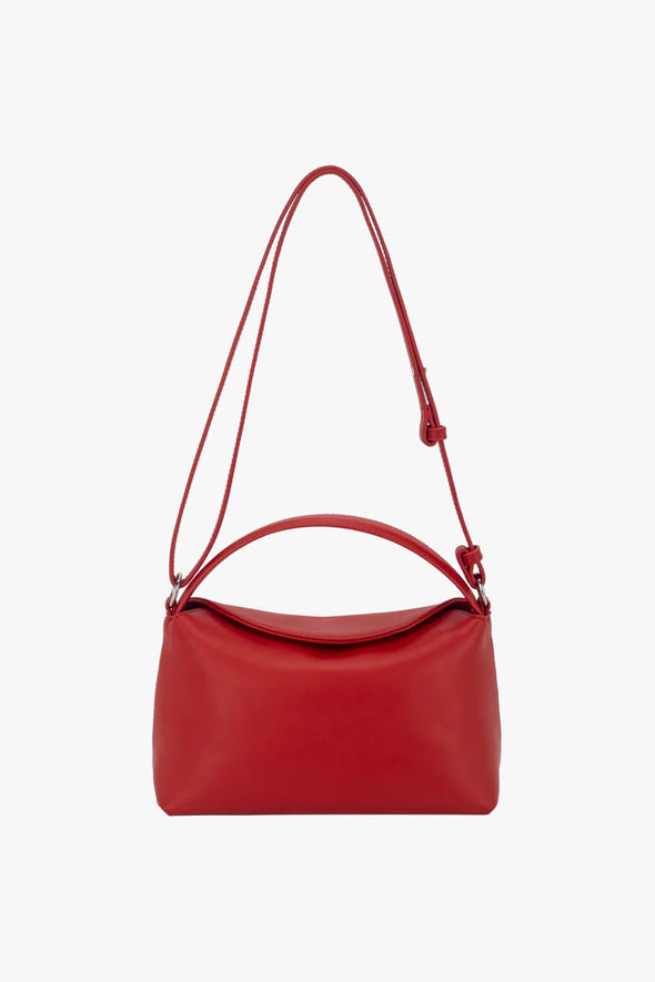 Note Soft Structure Bag Coral Red