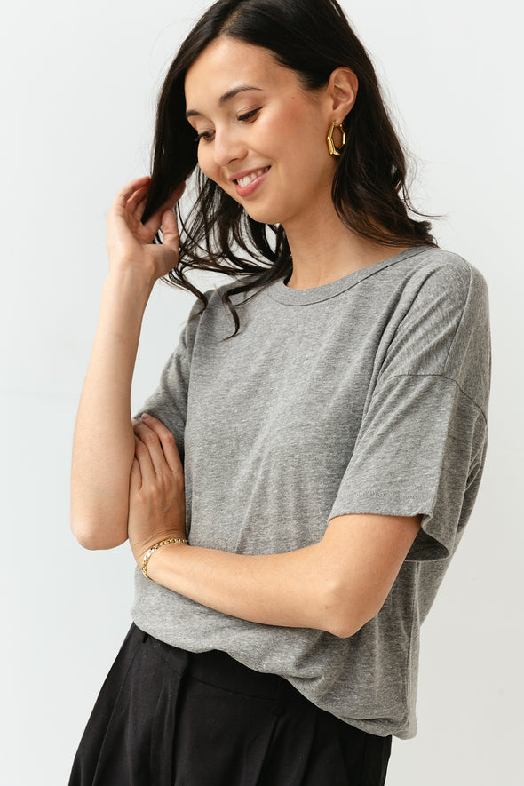 Her Tee Heather Grey