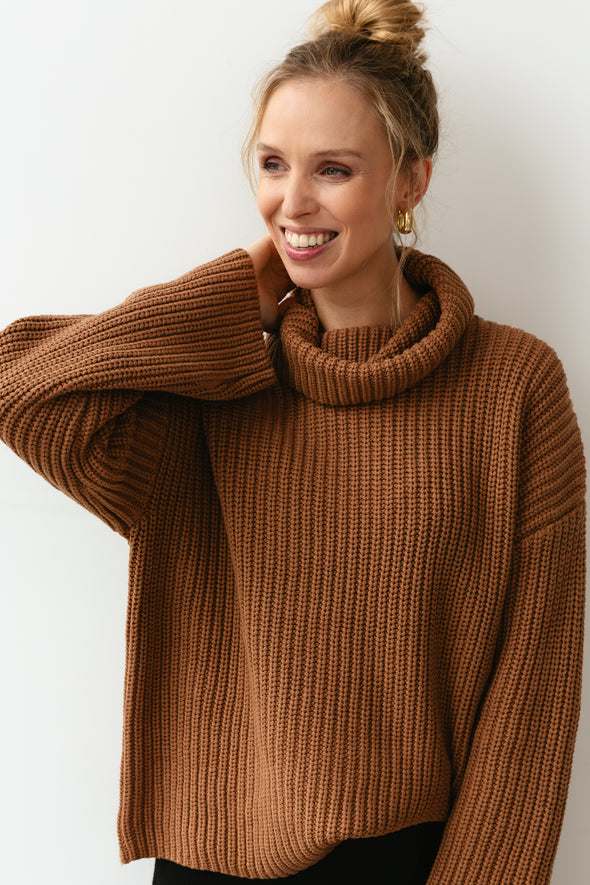 Sefika Rollneck Toasted Coconut