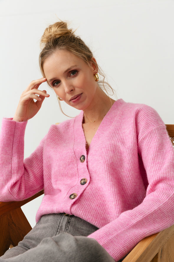 Maline Short Cardigan Moonlight