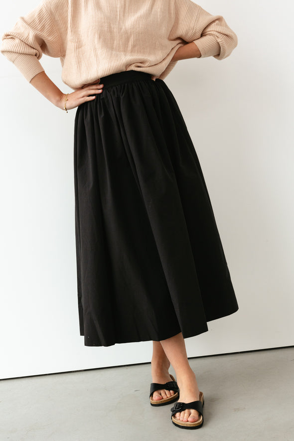 Libbie Ankle Skirt Black