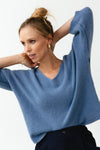 Polly Knit Blue Jean