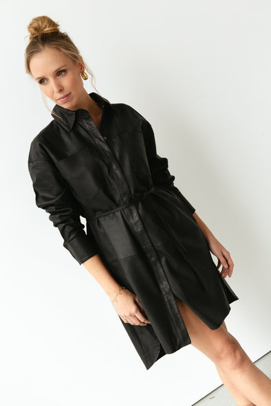 Blackie Leather Dress